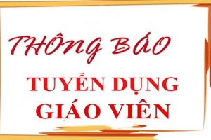 THÔNG BÁO TUYỂN DỤNG GIÁO VIÊN CƠ BẢN NĂM HỌC 2024-2025