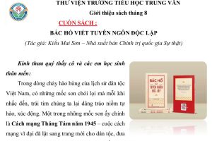 GIỚI THIỆU SÁCH CHÀO MỪNG CÁCH MẠNG THÁNG 8 VÀ QUỐC KHÁNH 02/09/2025