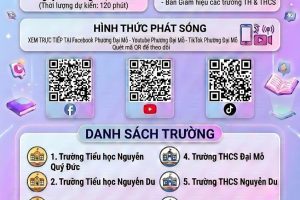 LỊCH PHÁT SÓNG TRỰC TIẾP VỀ CÔNG TÁC TUYỂN SINH ĐẦU CẤP LỚP 1, LỚP 6 NĂM HỌC 2026 -2027 CỦA PHƯỜNG ĐẠI MỖ