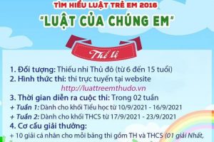 TH Trung Văn tuyên truyền: CUỘC THI TÌM HIỂU “LUẬT TRẺ EM 2016″