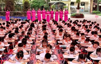 TRƯỜNG TH TRUNG VĂN TỔ CHỨC NGÀY HỘI VIẾT CHỮ ĐẸP CẤP TRƯỜNG NĂM HỌC 2024 – 2025