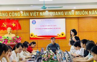 TIỂU HỌC TRUNG VĂN – TẬP HUẤN CHUYÊN MÔN SỬ DỤNG AI TRONG QUẢN LÍ VÀ DẠY HỌC CHO CÁN BỘ, GIÁO VIÊN, NHÂN VIÊN
