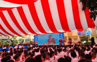 TRƯỜNG TIỂU HỌC TRUNG VĂN TƯNG BỪNG KHAI GIẢNG NĂM HỌC 2025 – 2026 VÀ KỶ NIỆM 80 NĂM TRUYỀN THỐNG NGÀNH GIÁO DỤC 